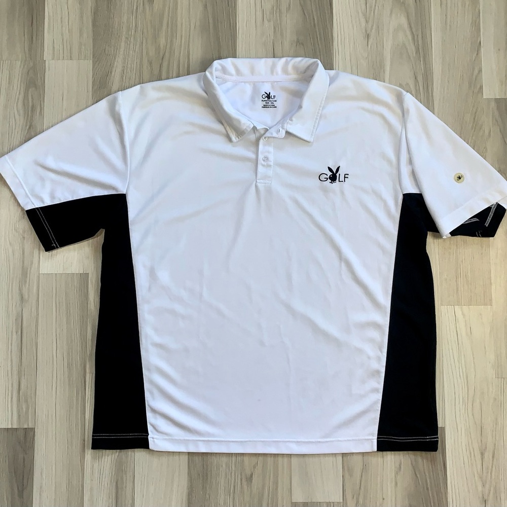 Playboy Golf Mens Polo Shirt. Size 2XL.